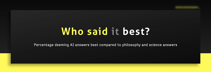 AI Answers Existential Questions