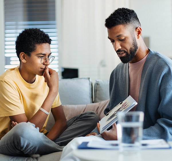 Youth counselling in session.